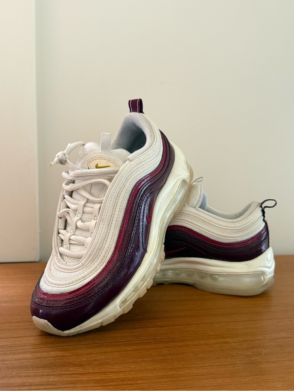 Nike Air Max 97 Dark Beetroot Cream Sneakers Women’s Size 6.5